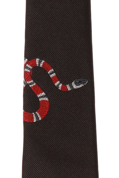 gucci tie with snake|gucci necktie men.